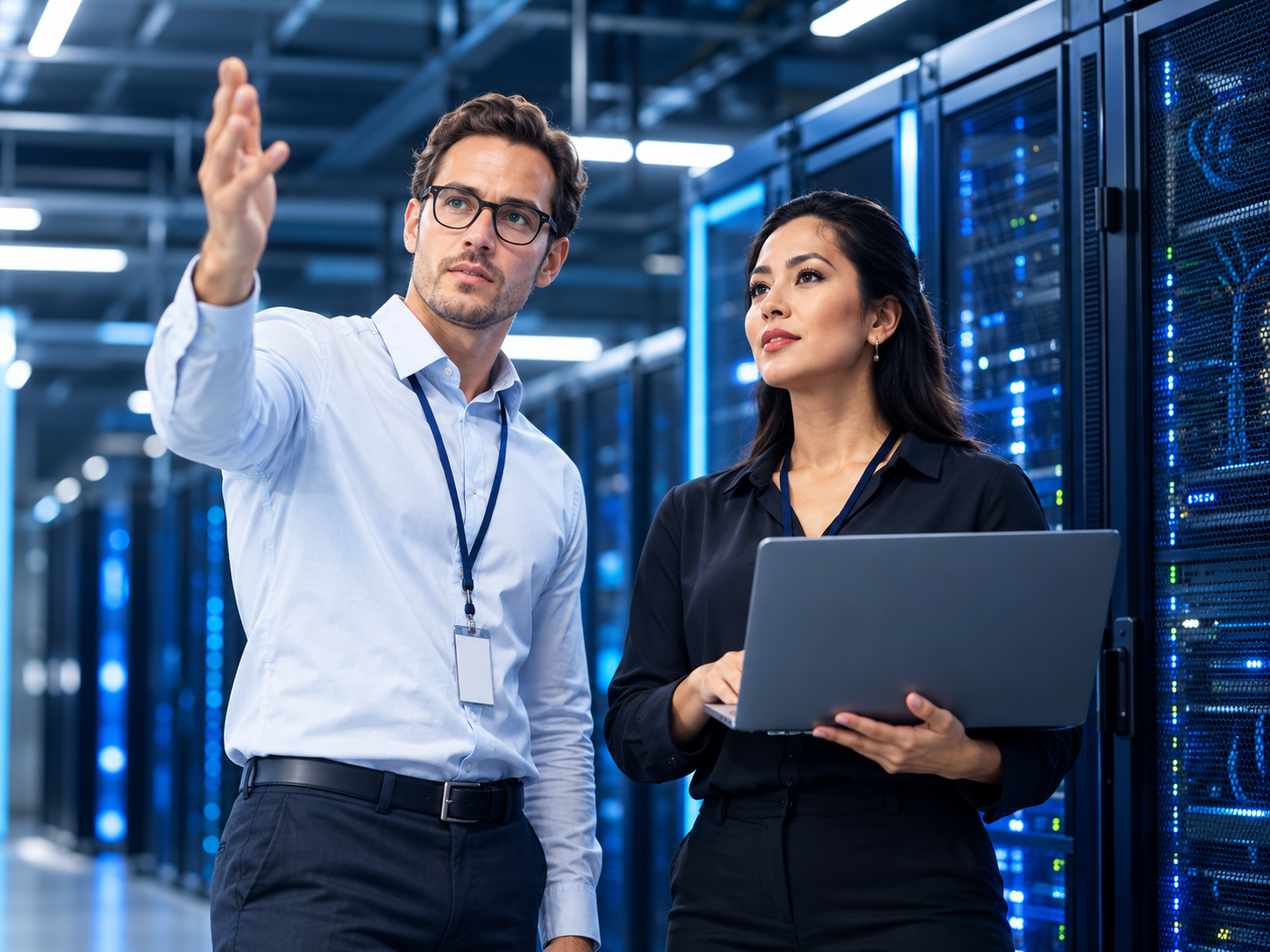 Équipe technique ACOMDZ en environnement IT